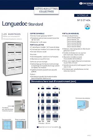 Fiche Languedoc intérieur