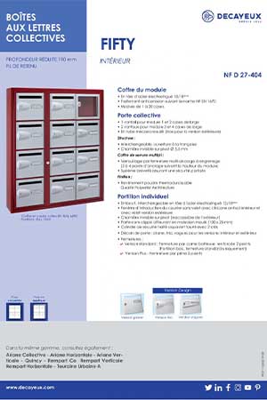 Fiche fifty intérieur